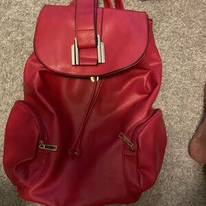 100% leather Backpack